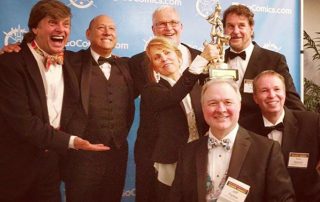 The editorial cartoonists! Congratulations to Ann Telnaes on her big win!