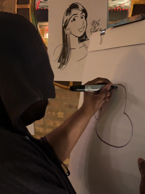 George Gant Blindfold Drawing Chalk Talk